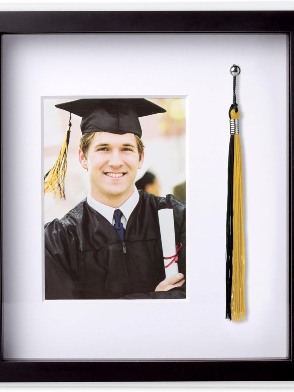 Graduation Tassel and Photo Shadowbox Frame